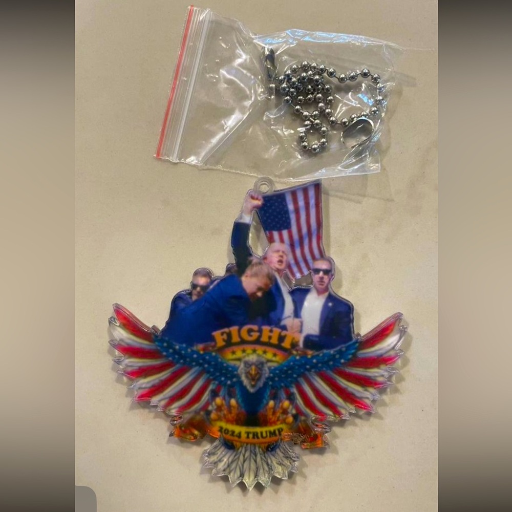 Trump keychain or ornament new in package